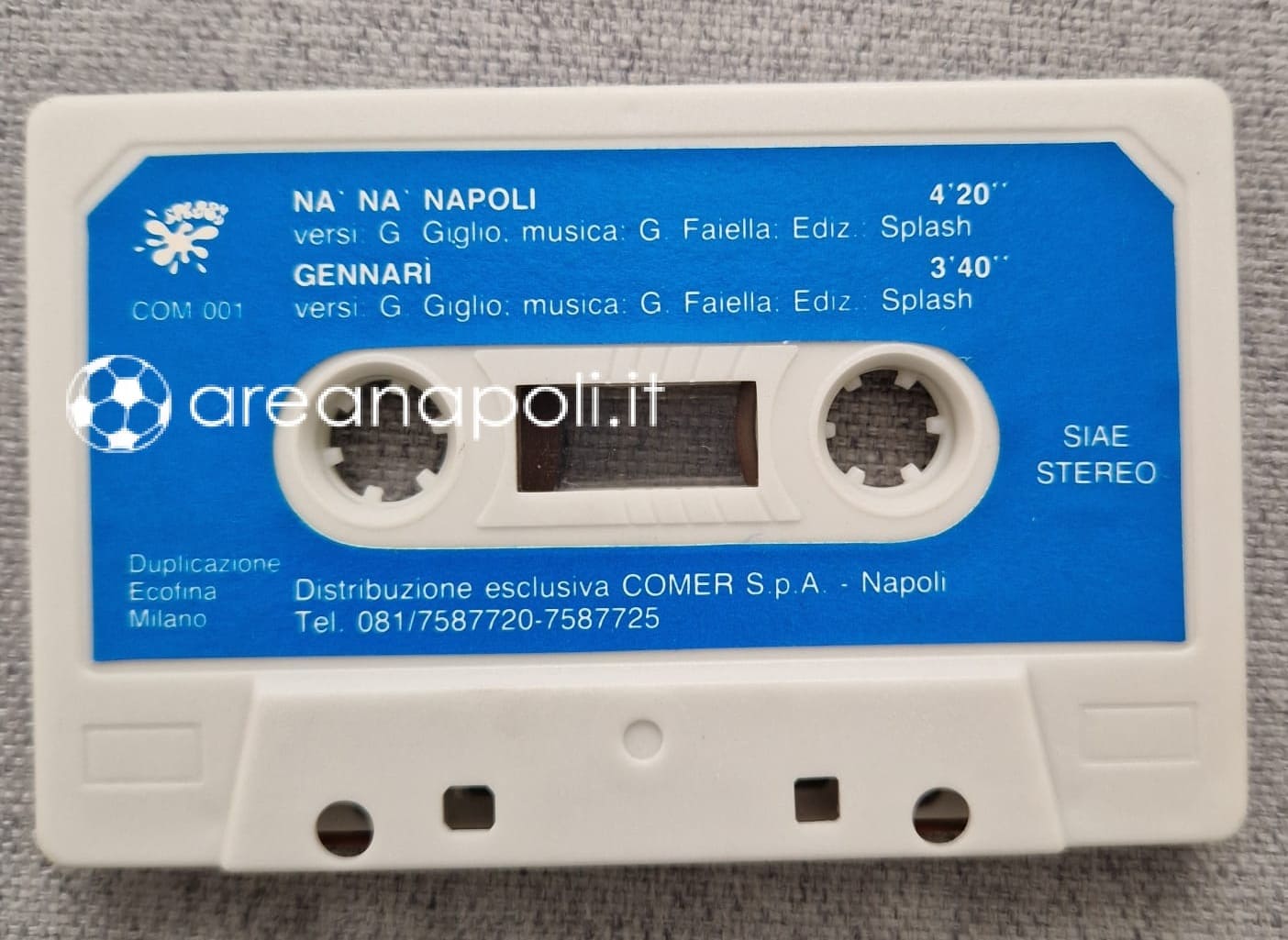 cassetta peppino di Capri inno Napoli